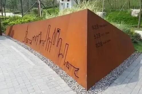 肥乡耐候钢挡土墙
